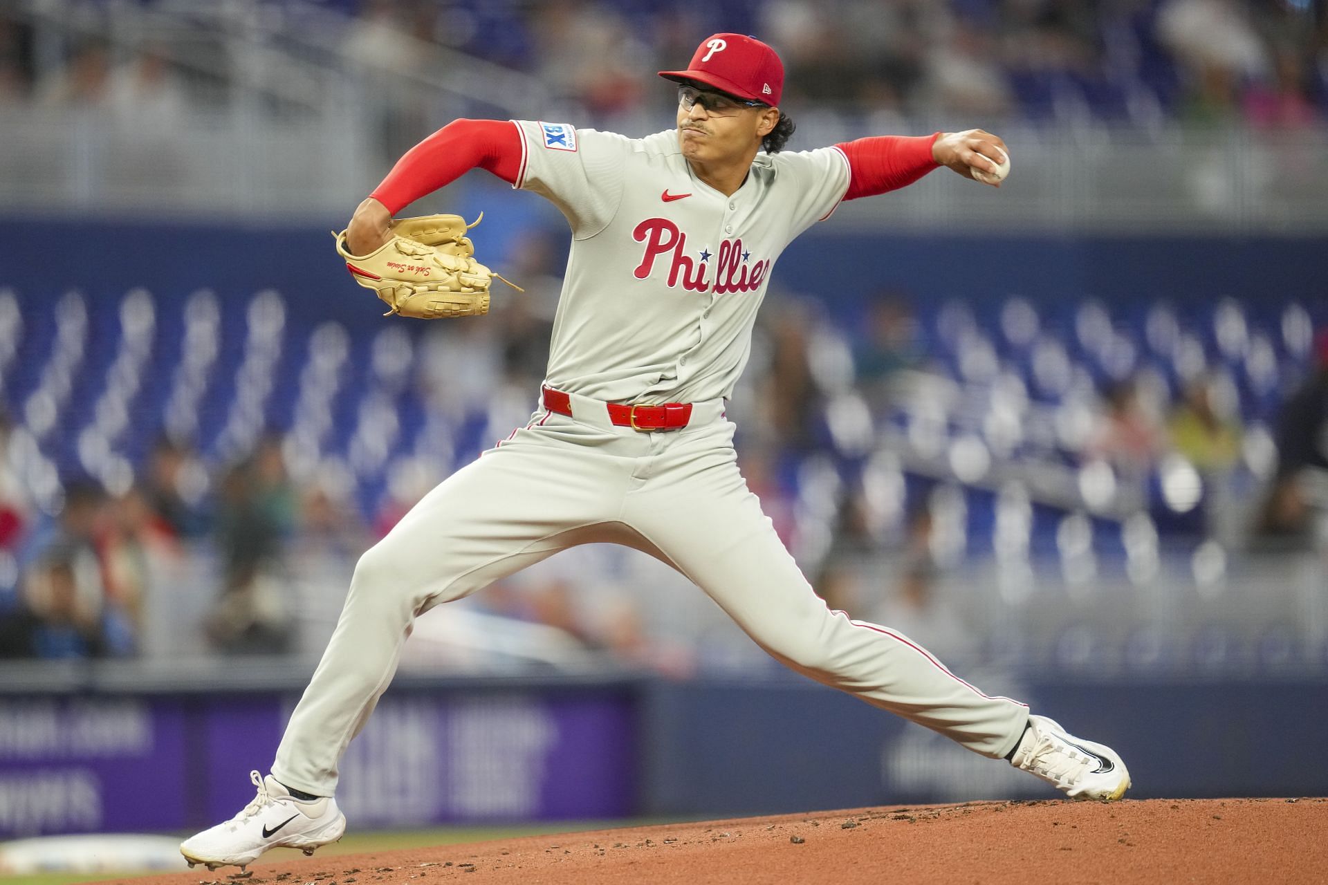 Jesus Luzardo in action against the Miami Marlins - Source: Getty